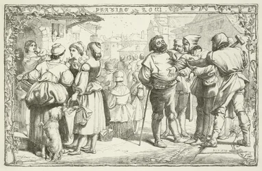 Illustration für Die Pilgerreise von John Bunyan